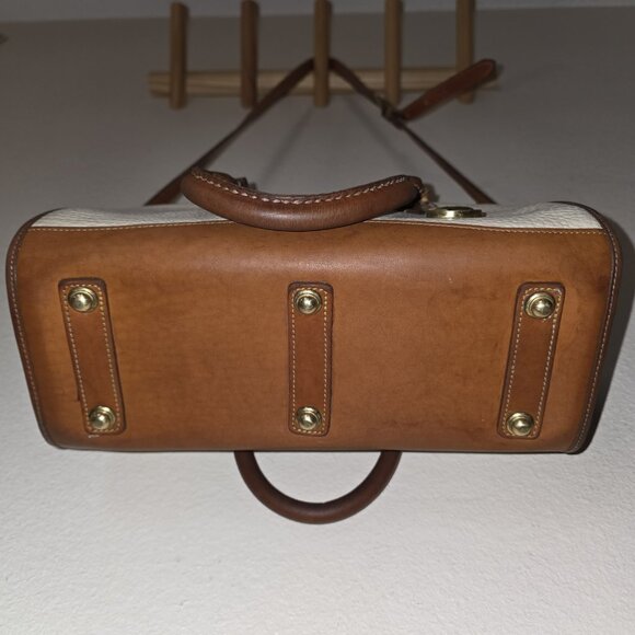 Vintage Dooney & Bourke All Weather Leather Satchel Crossbody USA Authenticated - Picture 5 of 16